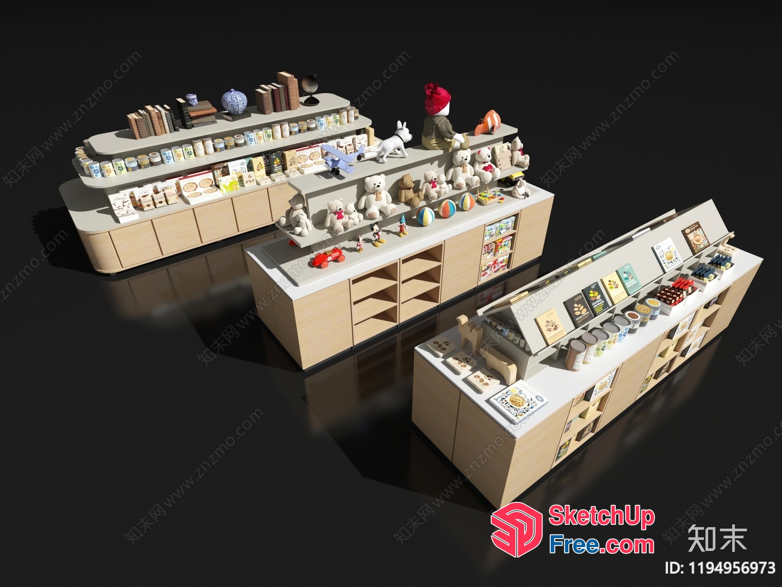 Toy Shop Interior Design 3D SketchUp File
