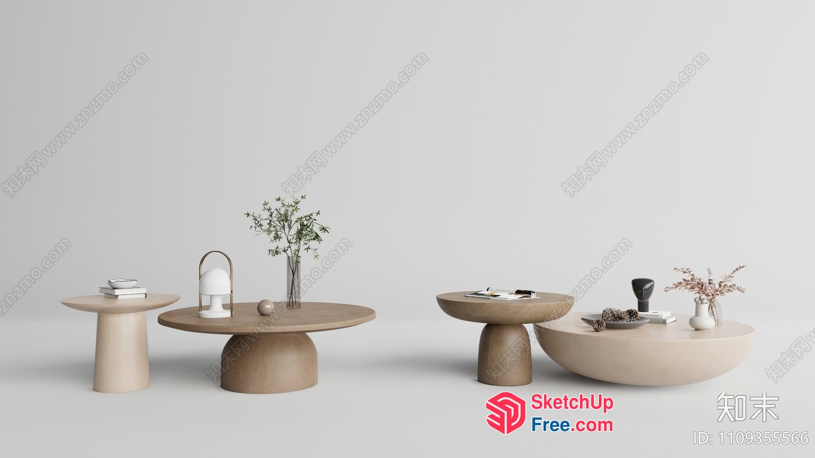 Modern Minimalist Furniture Collection 3D SketchUp File