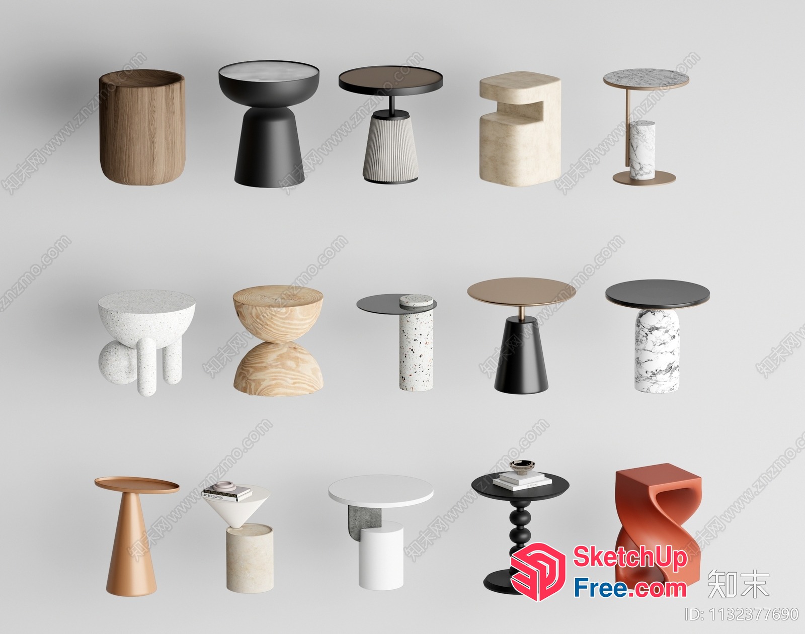 Stylish Modern Furniture Pieces 3D SketchUp File