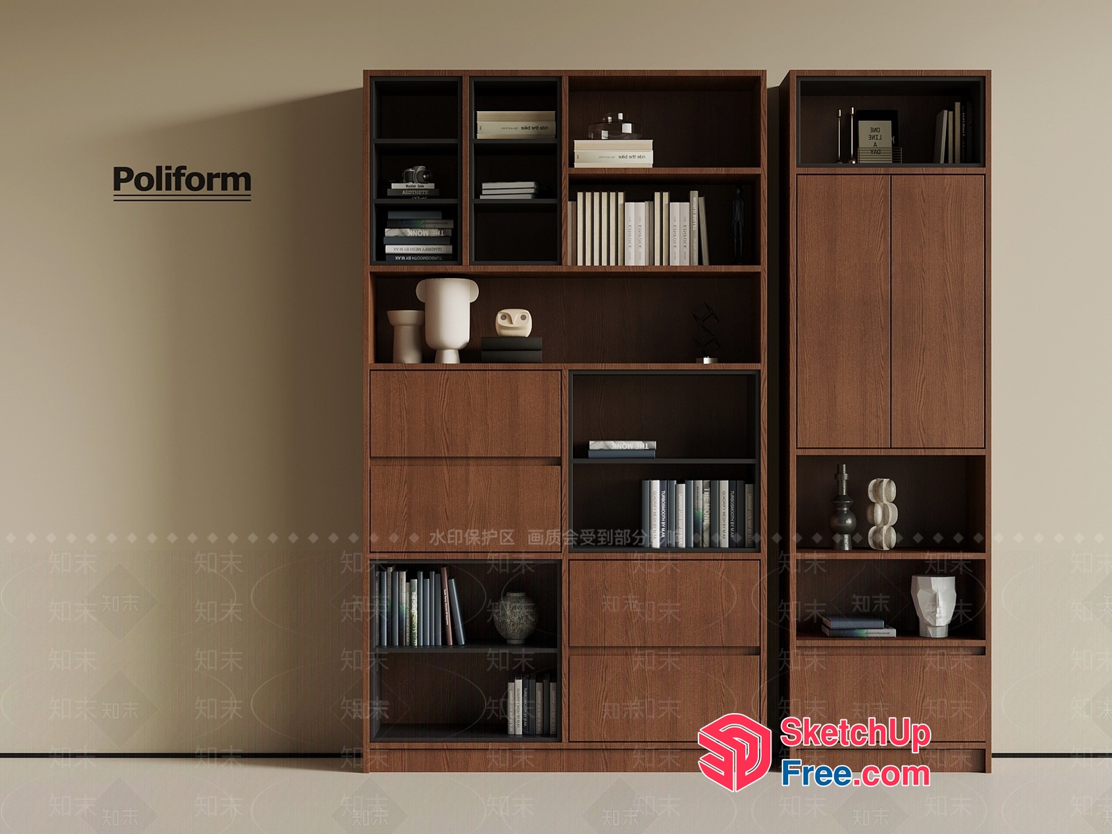 Poliform Furniture Collection 3D SketchUp File