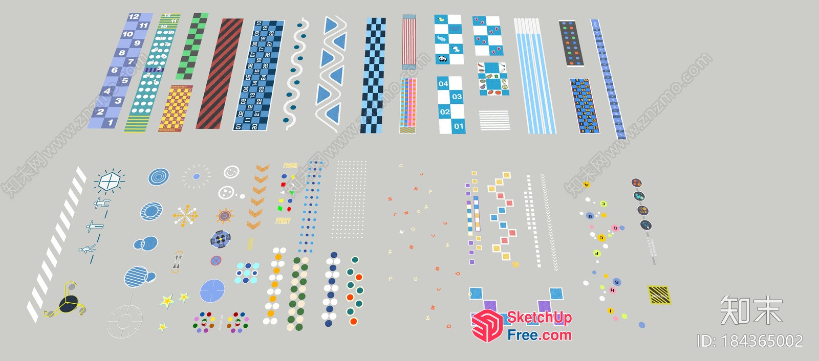 Various Building Decorative Elements 3D SketchUp File