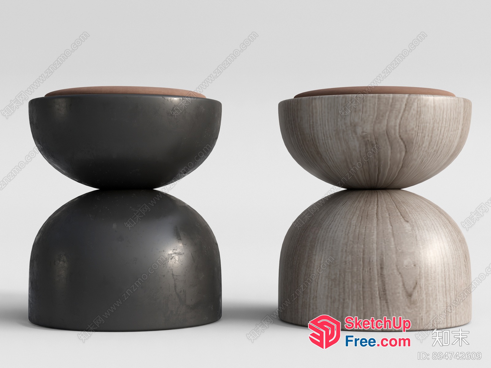 Modern Minimalist Furniture Set 3D SketchUp File