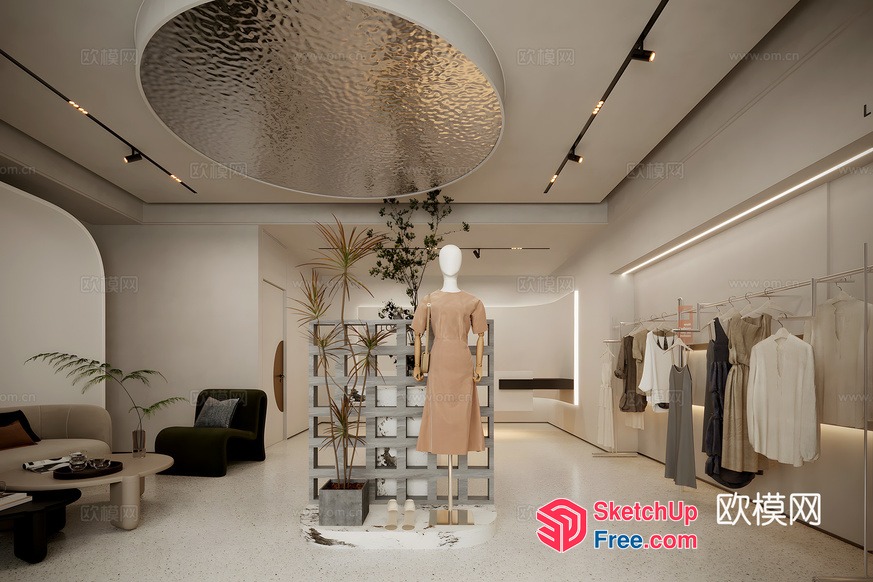 Elegant And Modern Interior Design 3D SketchUp File