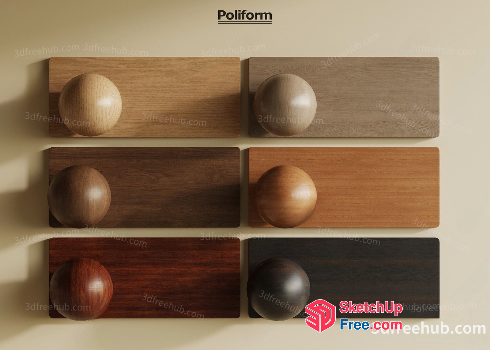 Poliform Furniture Collection 3D SketchUp File