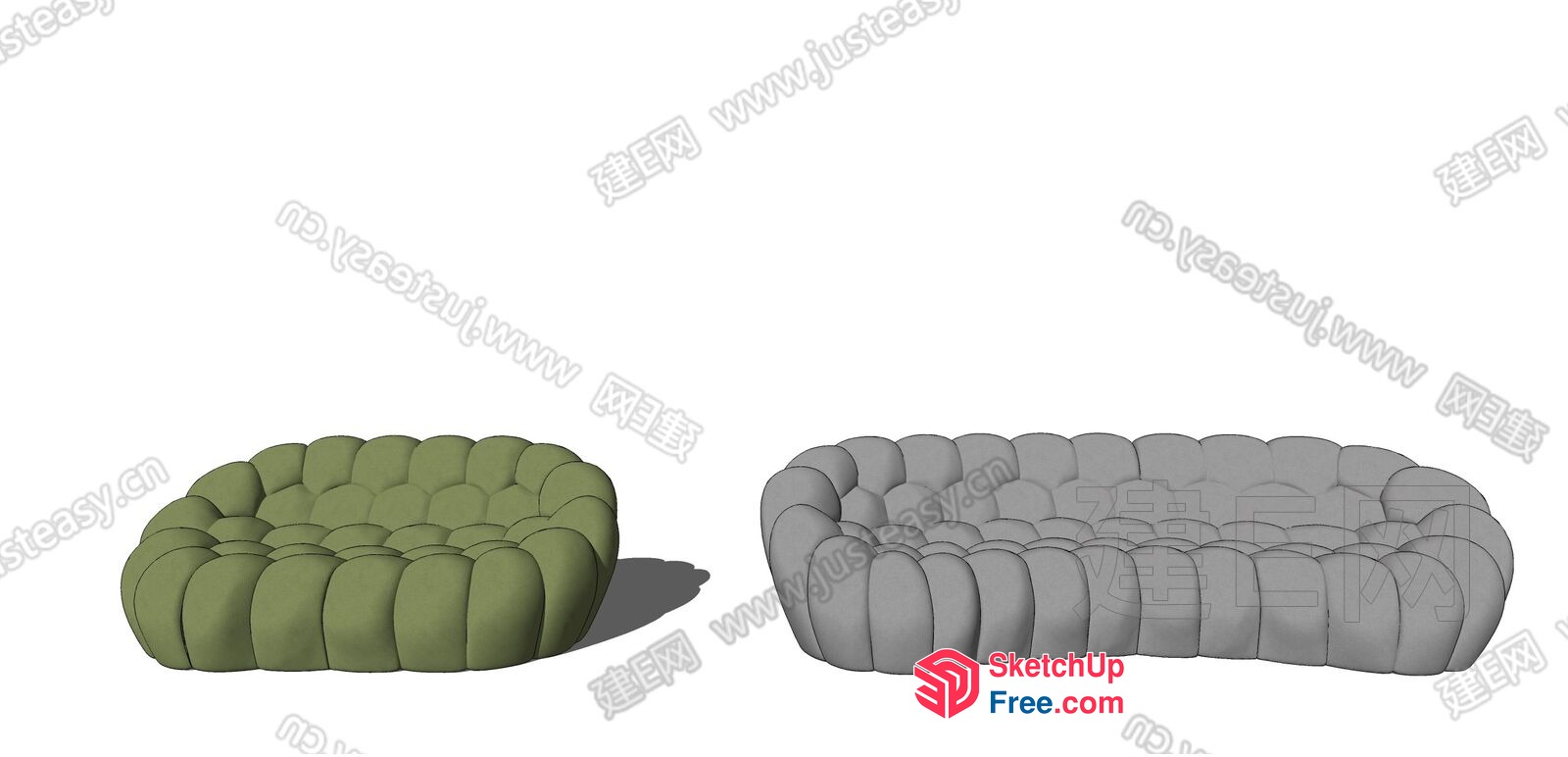Elegant And Comfortable Sofa Designs 3D SketchUp File