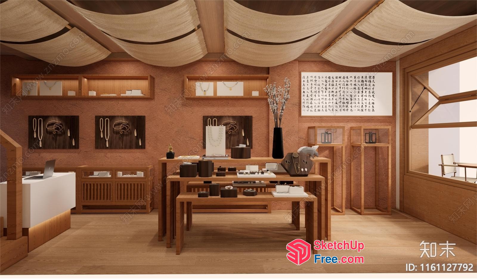 Jewelry Store Interior Design 3D SketchUp File