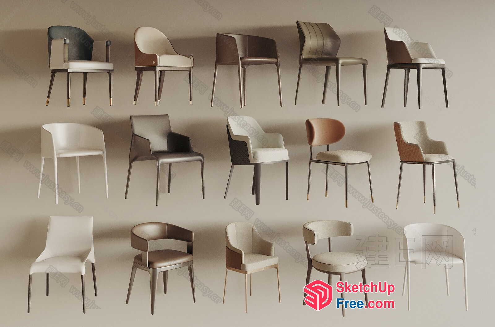Modern Furniture Collection 3D SketchUp File