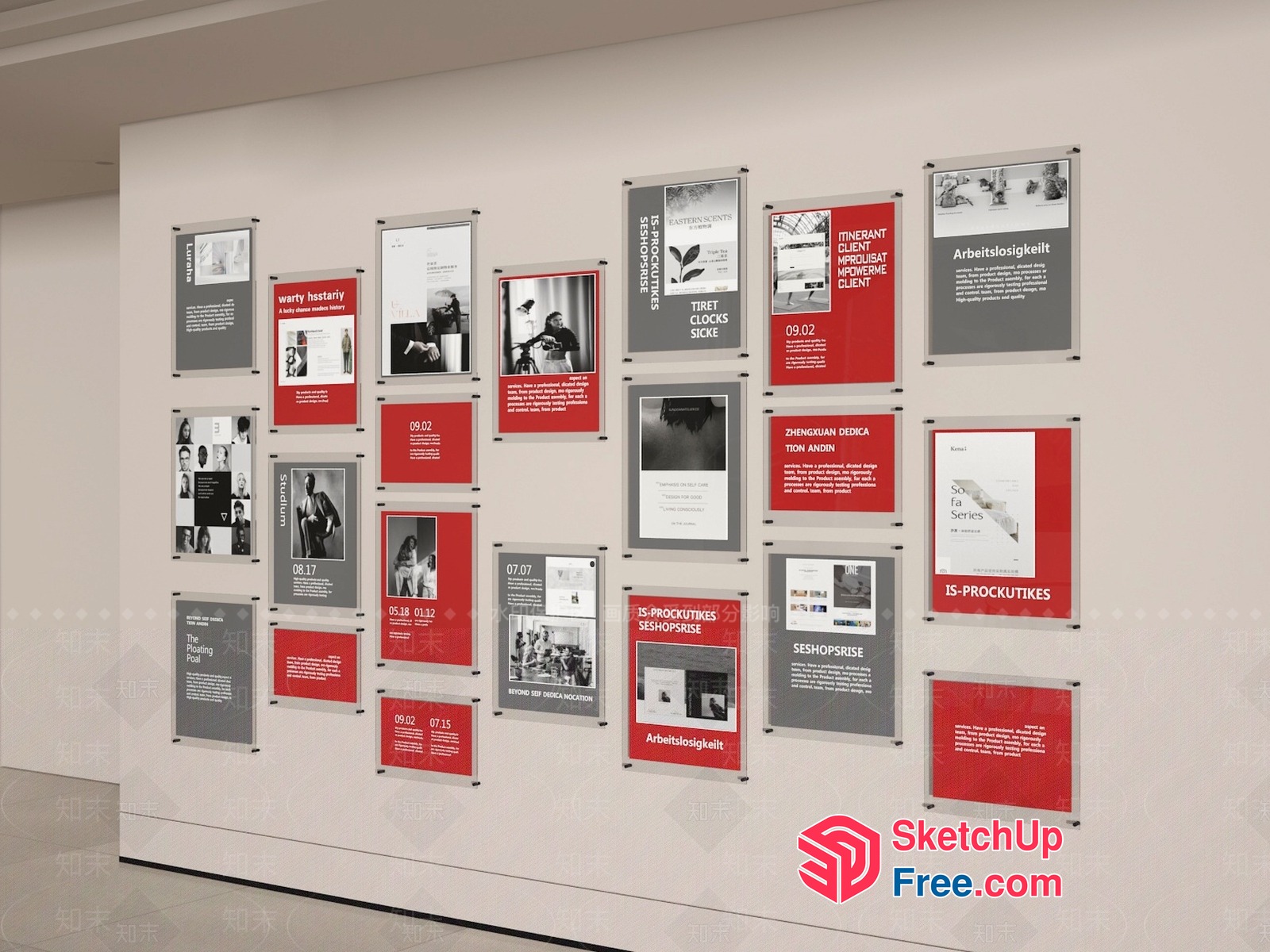 Modern Office Interior Design Inspiration 3D SketchUp File