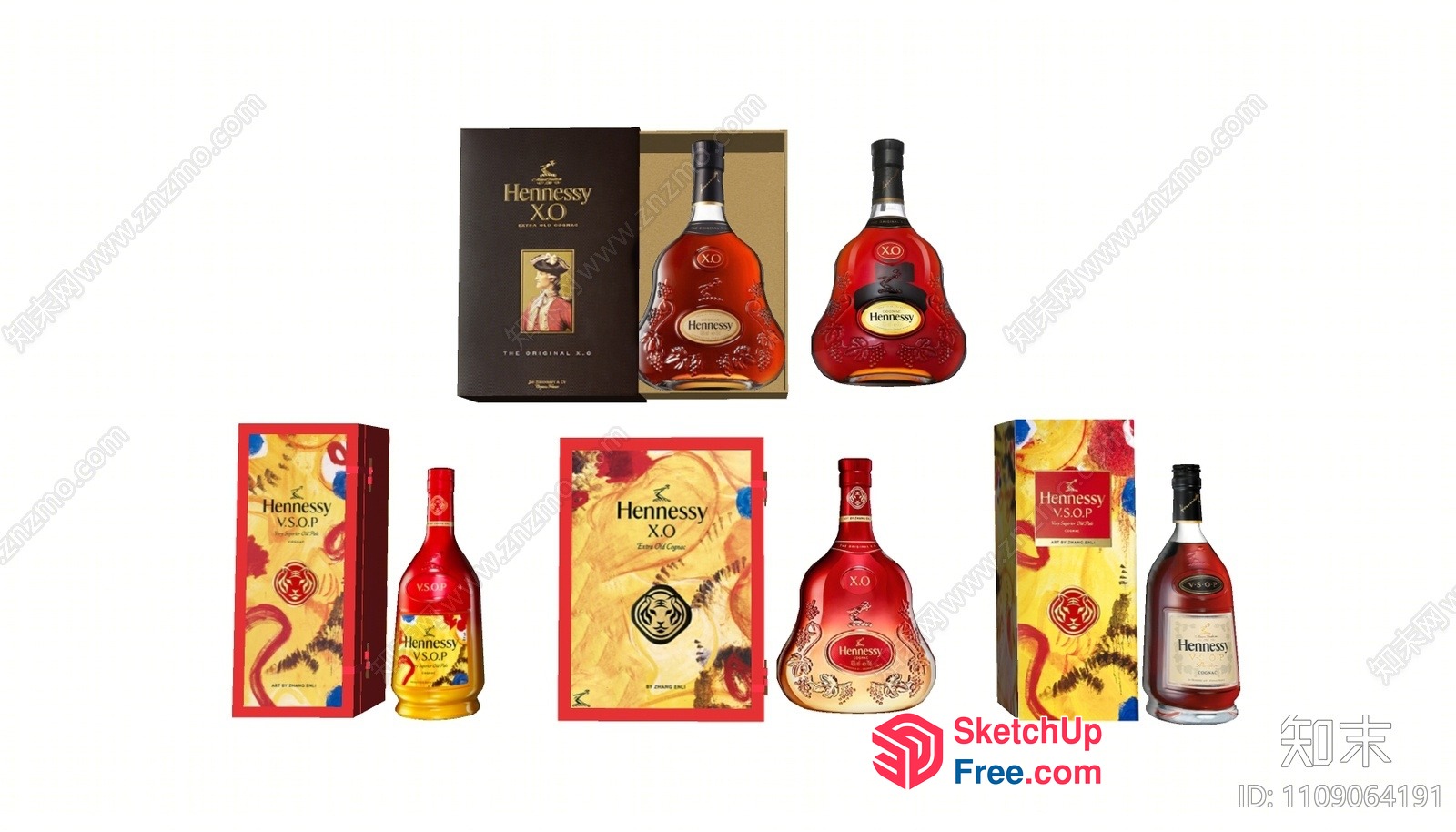 Hennessy Xo Chinese New Year Limited Edition 3D SketchUp File