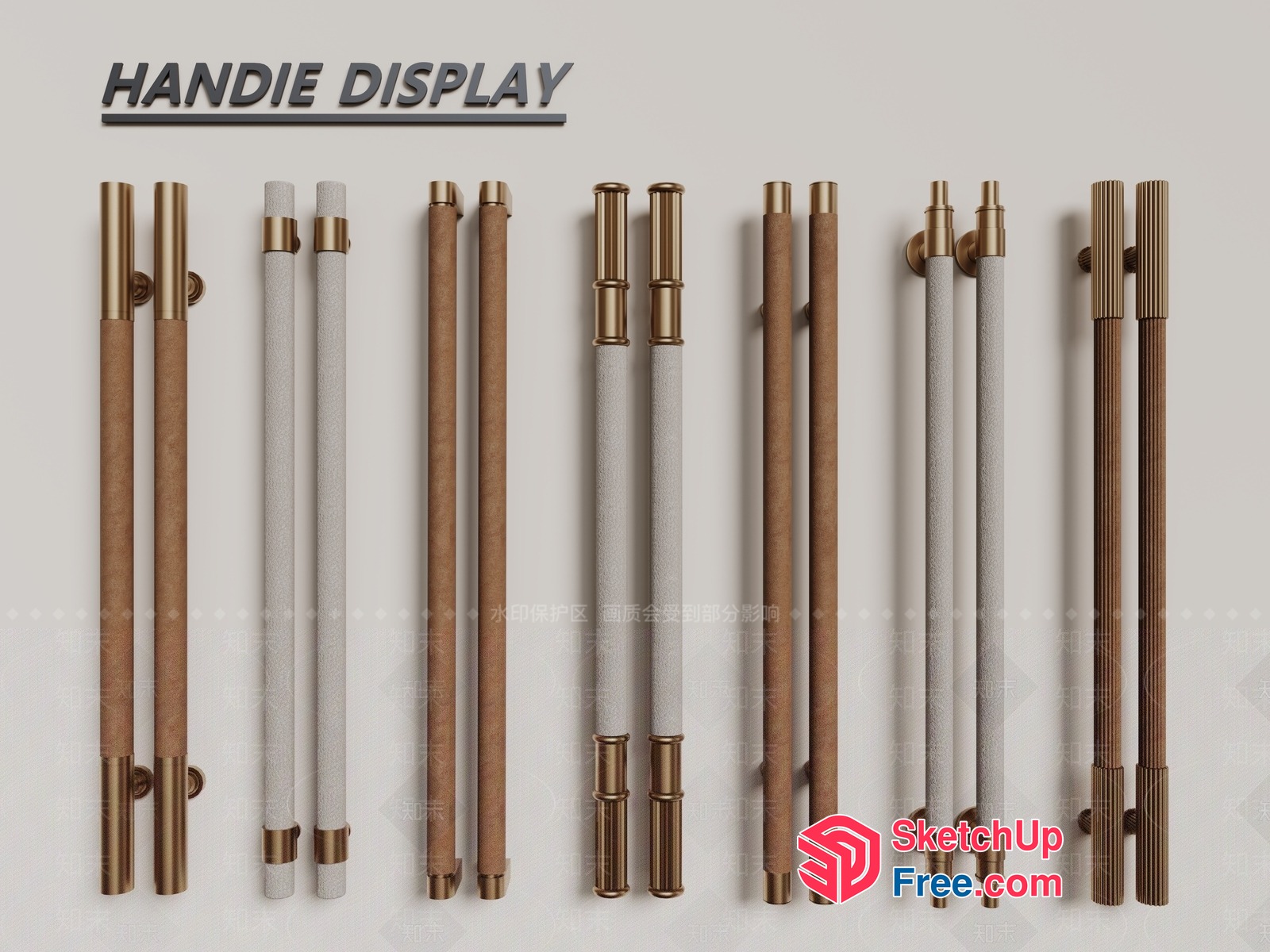 Modern Hardware Display 3D SketchUp File
