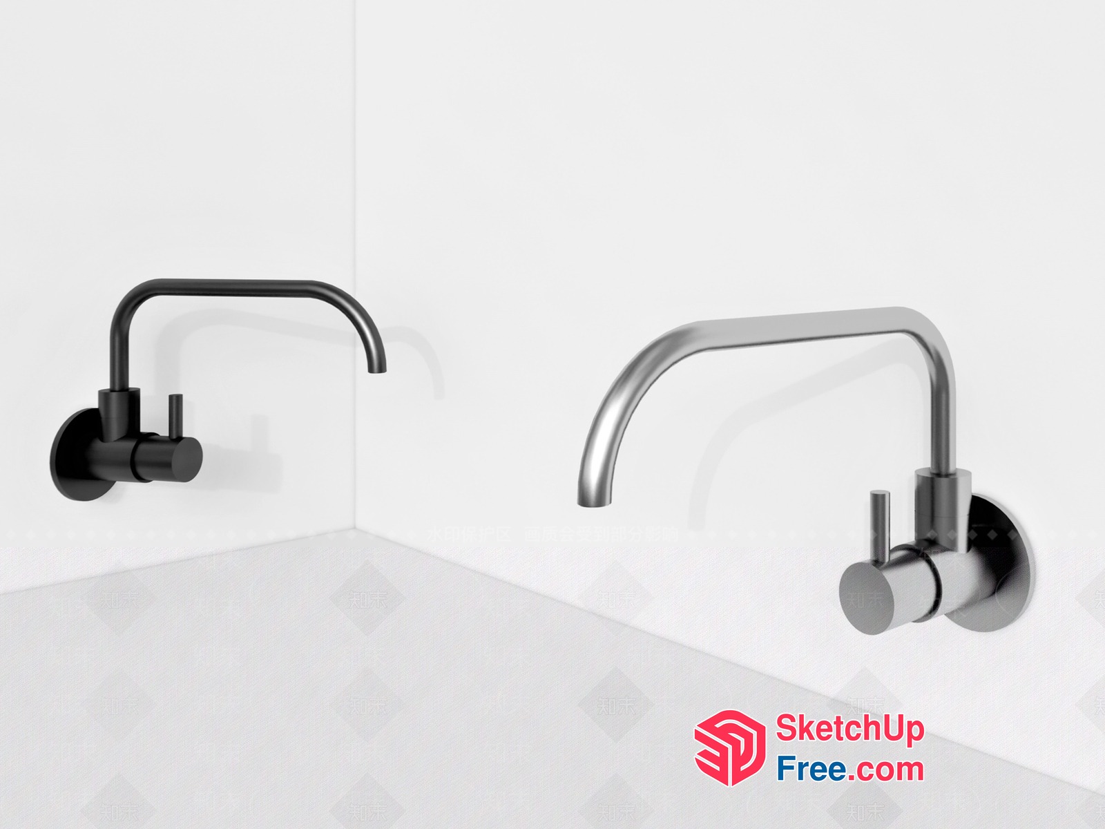 Modern Bathroom Faucet Designs For Sleek And Functional Bathrooms 3D SketchUp File