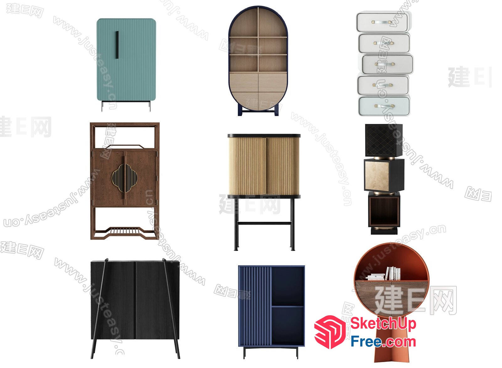 Furniture Collection With Various Styles And Designs 3D SketchUp File
