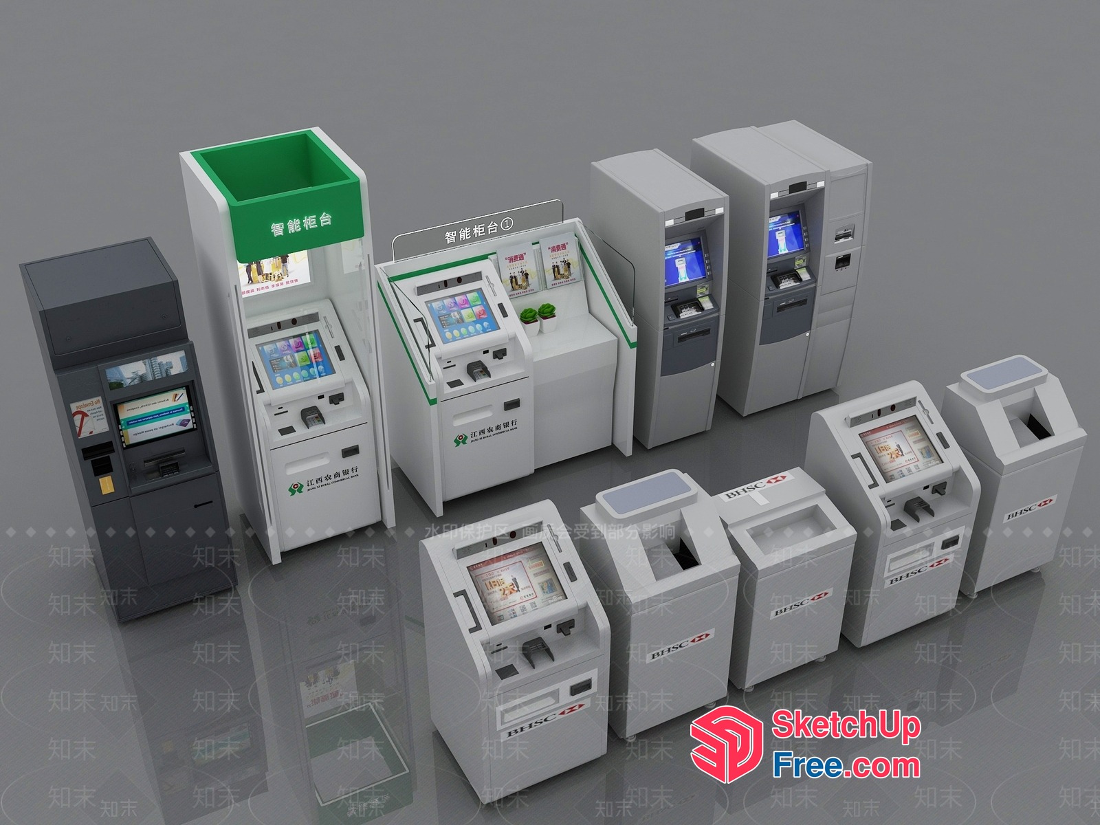 Atms And Cash Dispensers 3D SketchUp File