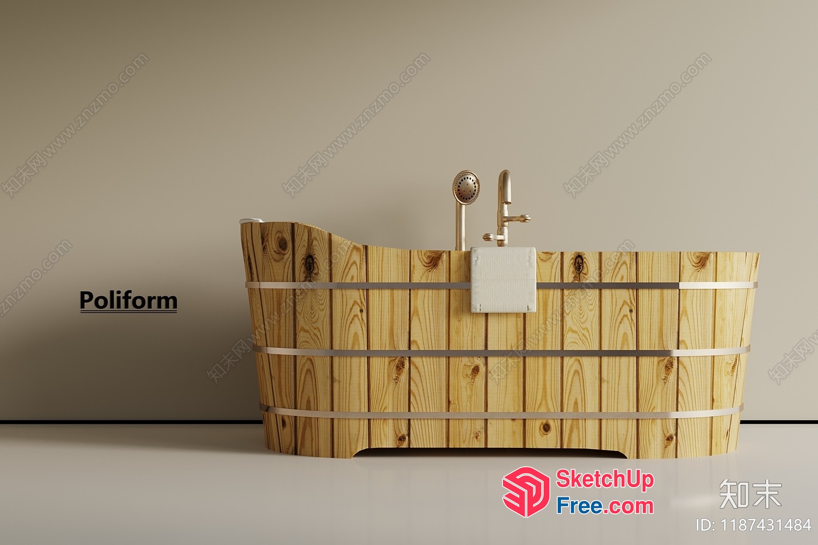 Poliform Bathroom 3D SketchUp File