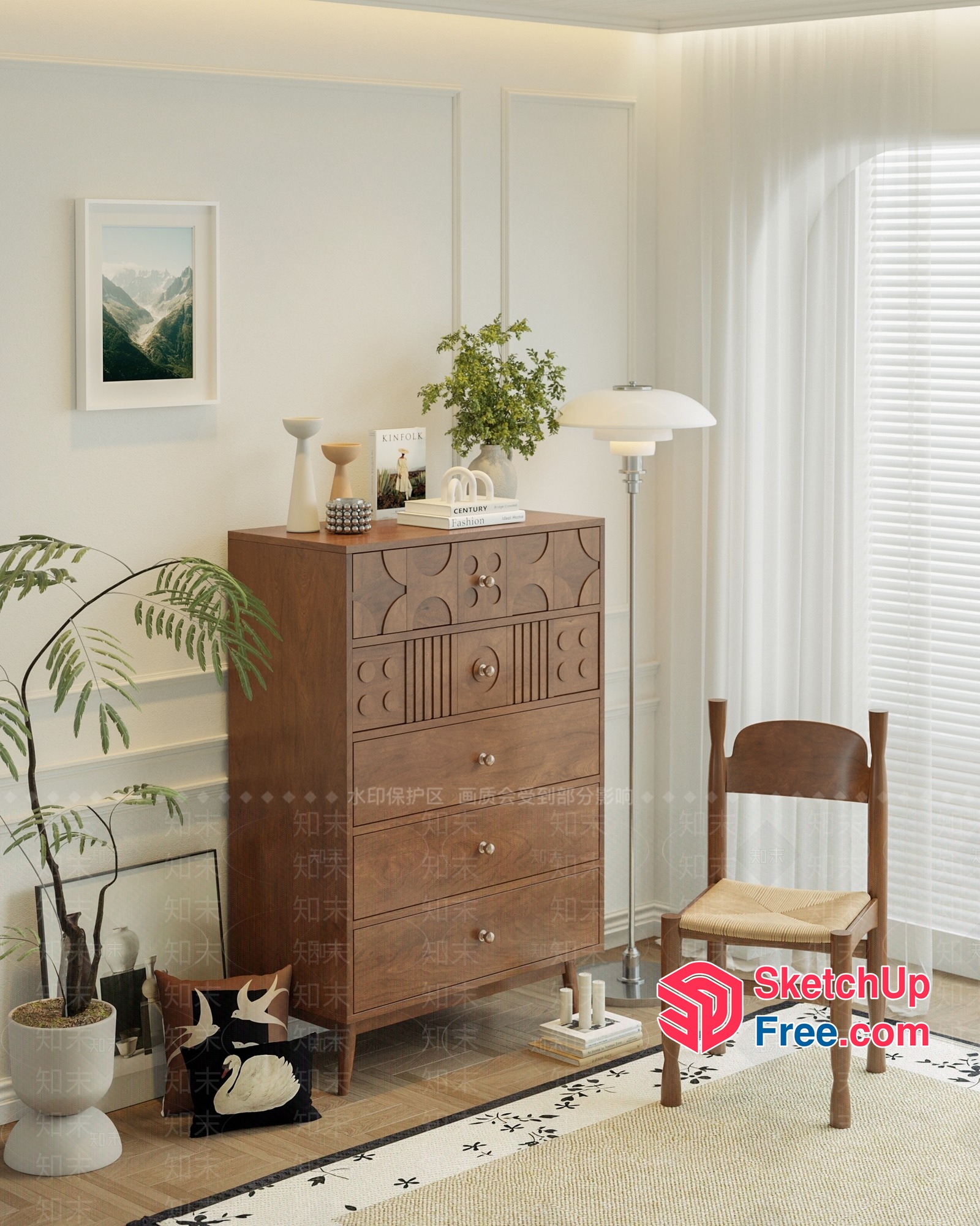 Classic Moulding And Decorative Furniture 3D SketchUp File