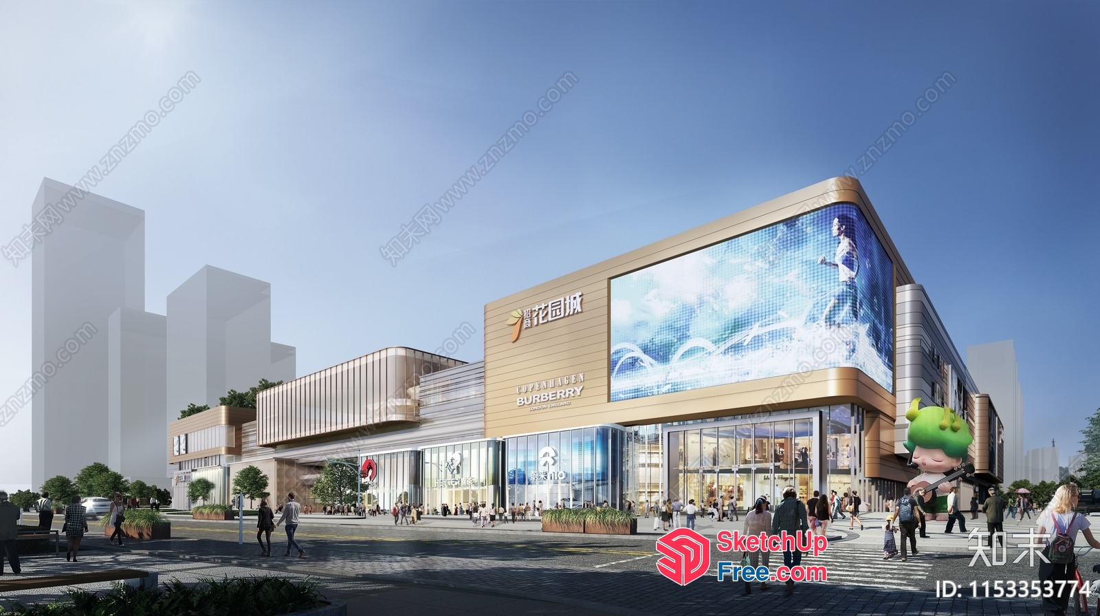 Commercial Street Cladding 3D SketchUp File