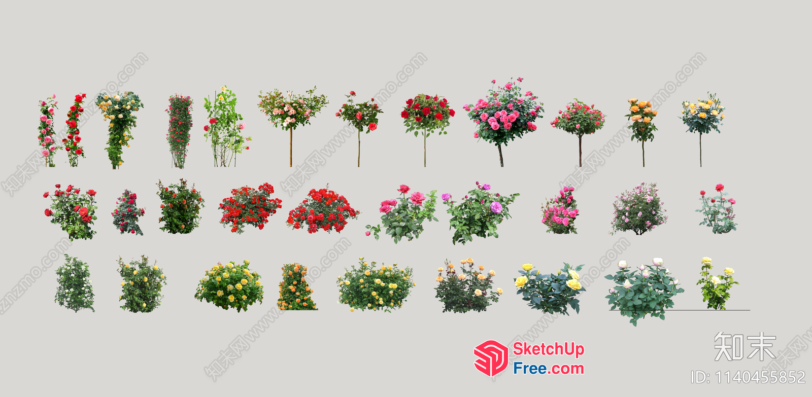 Vibrant Floral Arrangement 3D SketchUp File