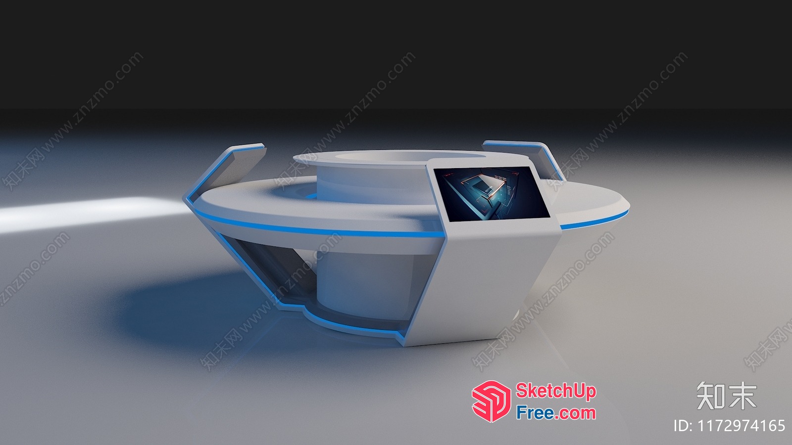 Futuristic Space Capsule Design 3D SketchUp File