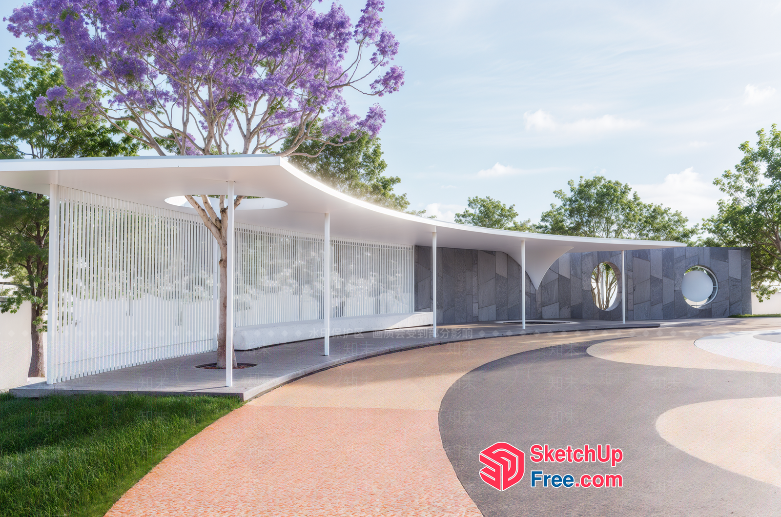 Modern Minimalist Architecture Design 3D SketchUp File