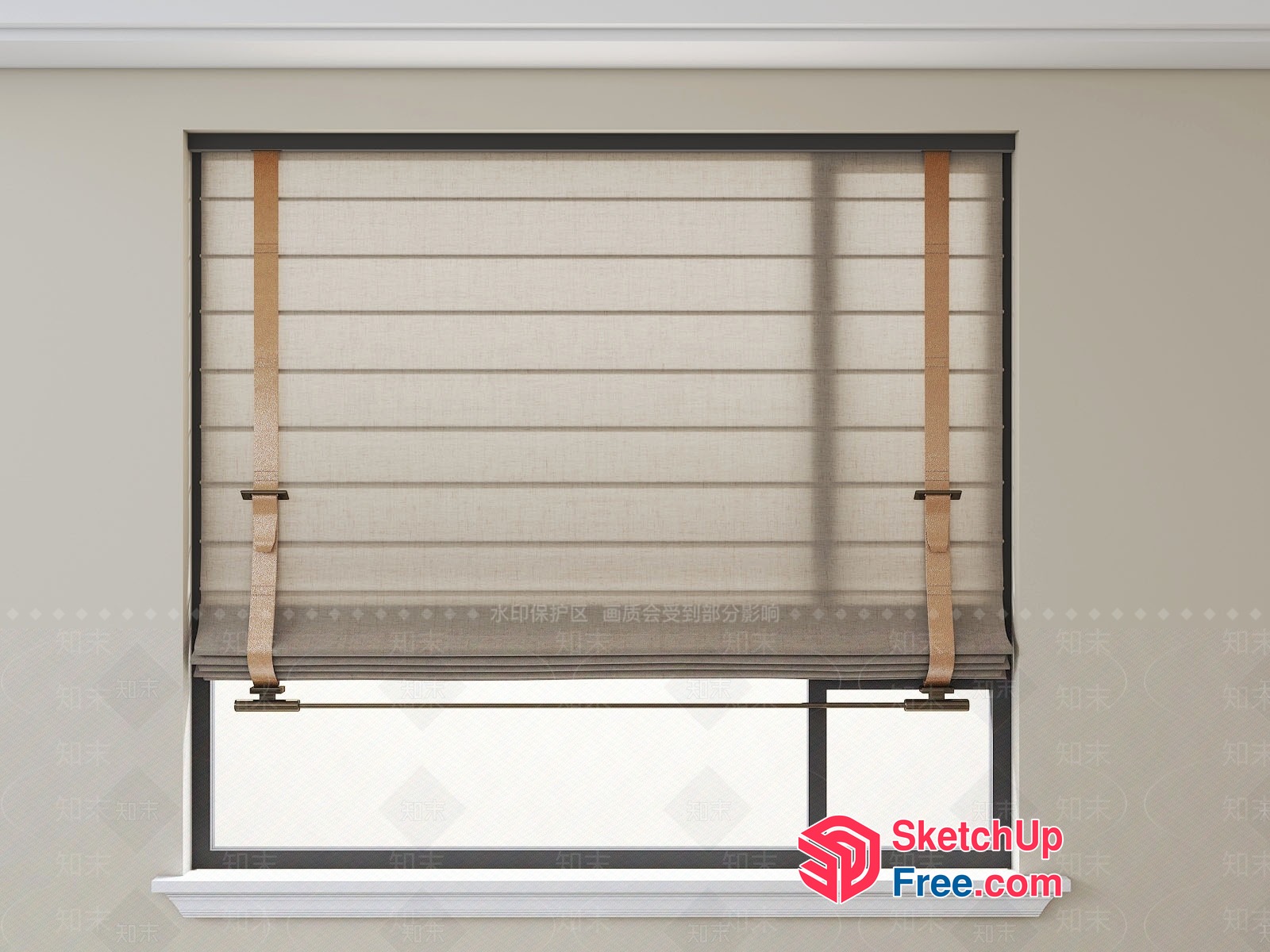 Light Filtering Window Blinds 3D SketchUp File