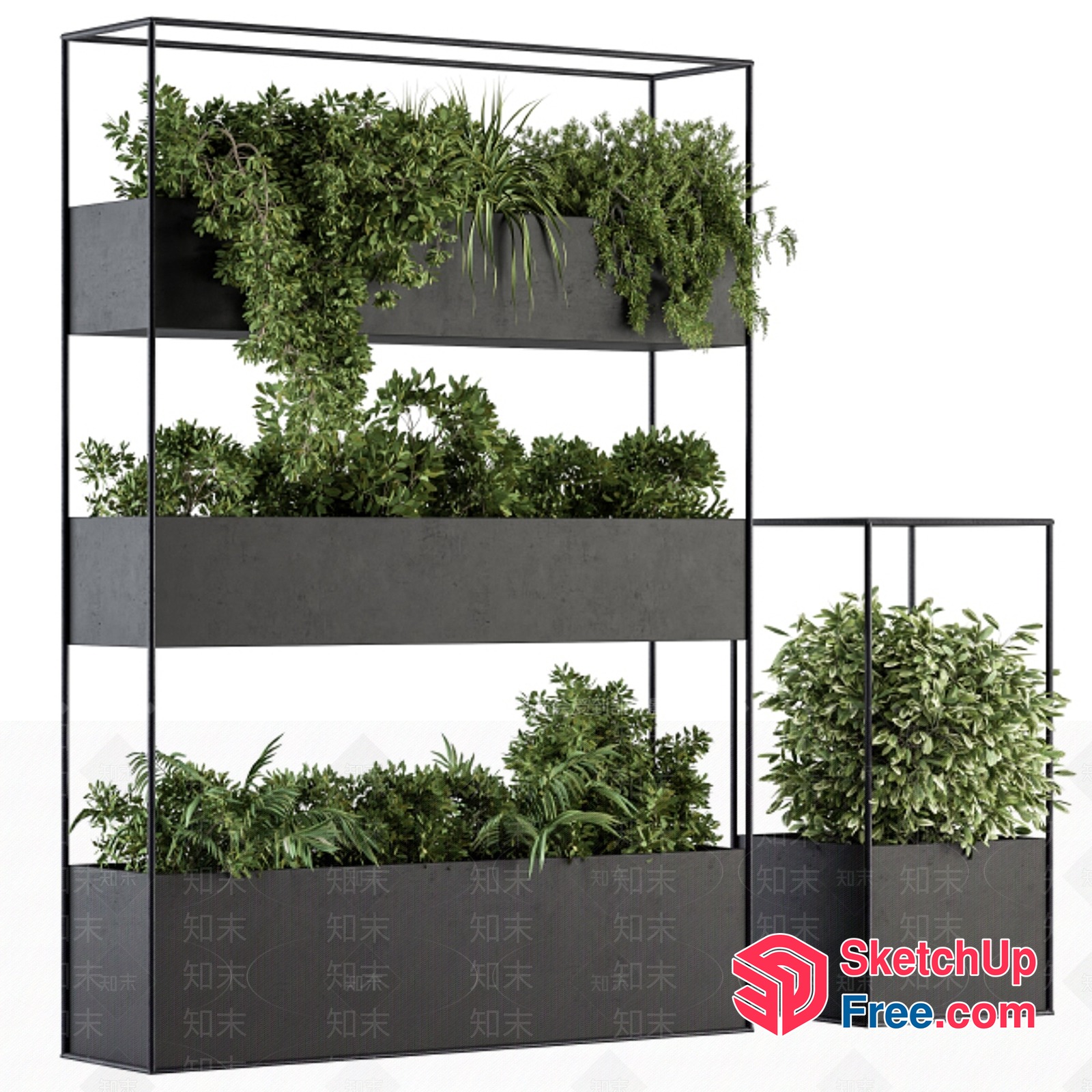 Greenery Vertical Garden 3D SketchUp File