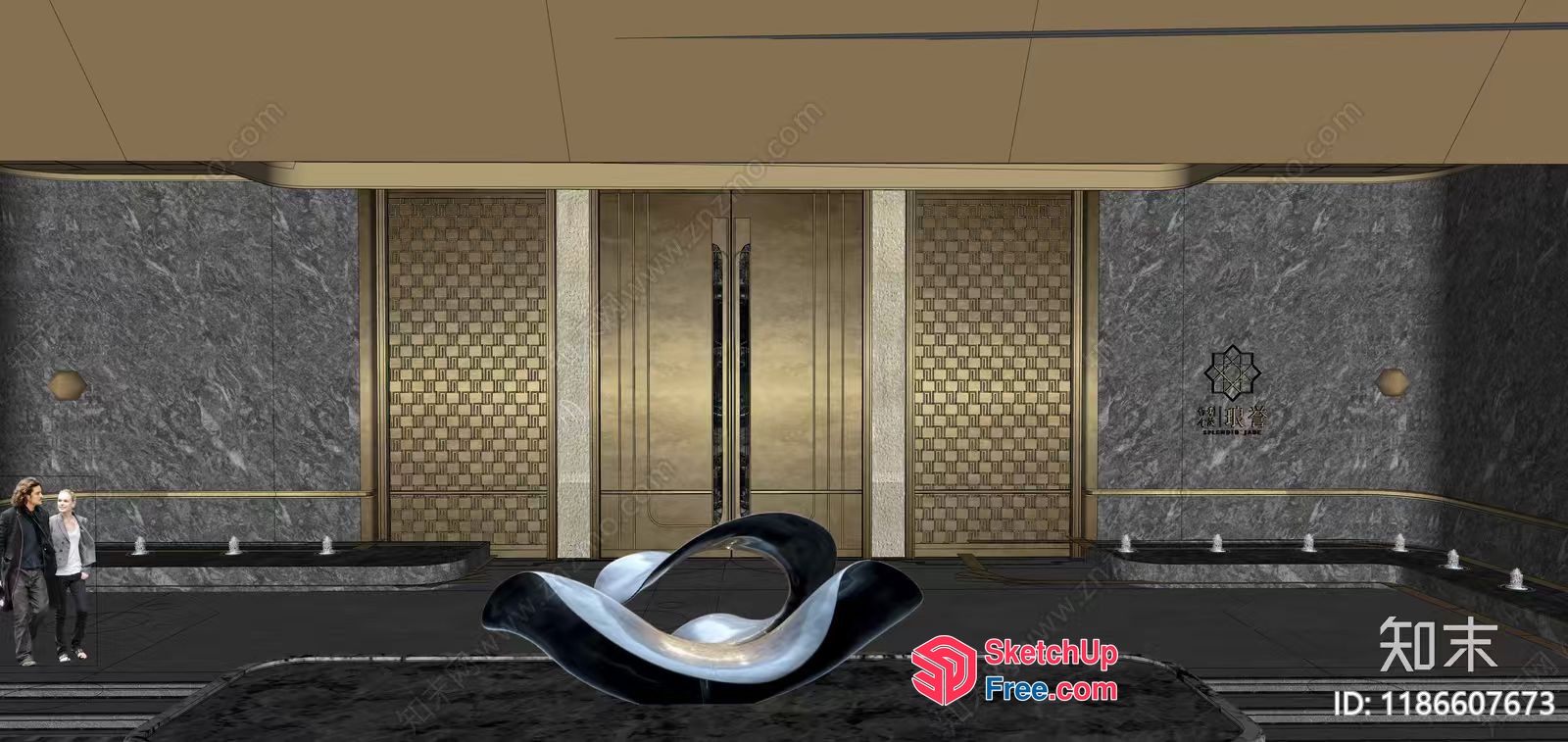 Elegant Modern Interior Design 3D SketchUp File