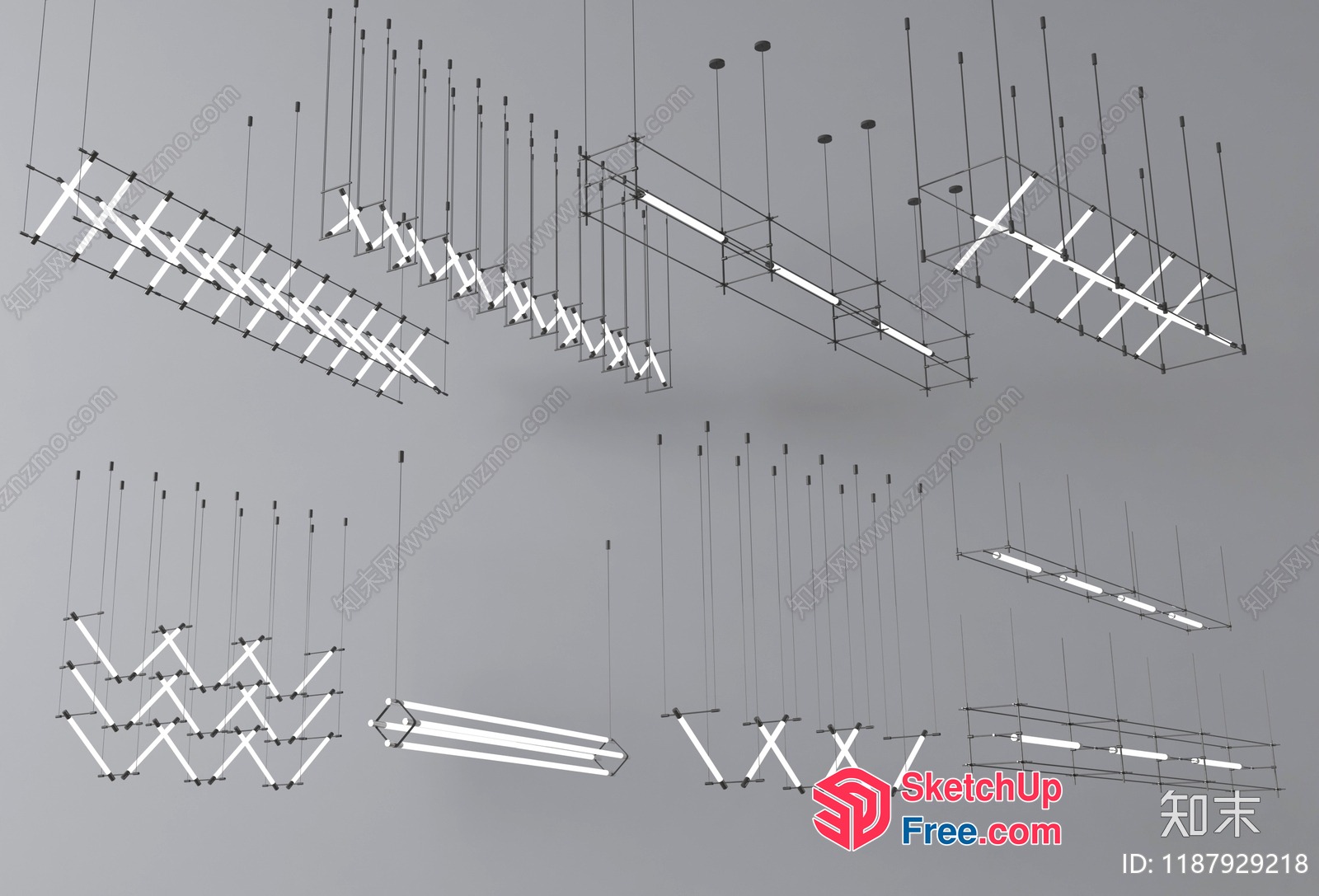 Architectural Lighting Fixtures 3D SketchUp File