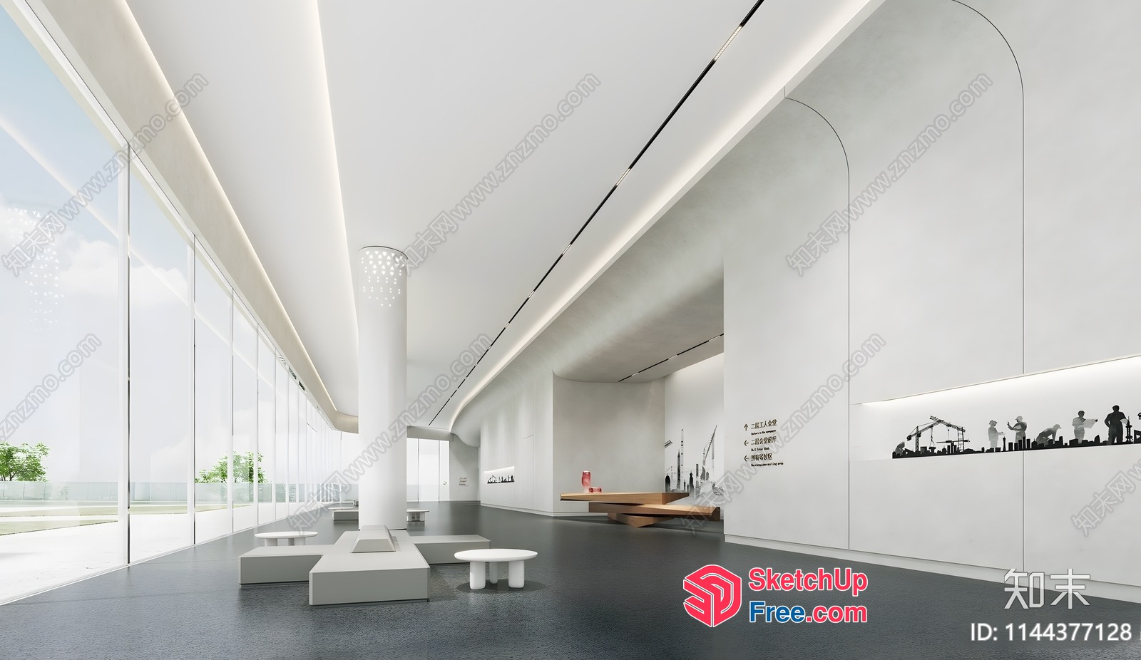 Modern Minimalist Interior Design 3D SketchUp File