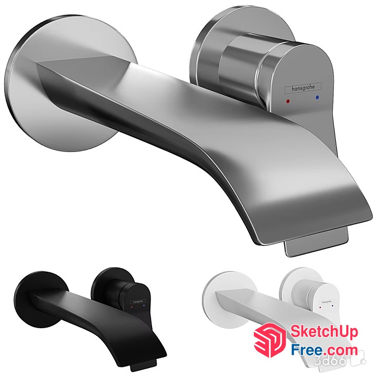 Modern Faucet Design With Water Control 3D SketchUp File