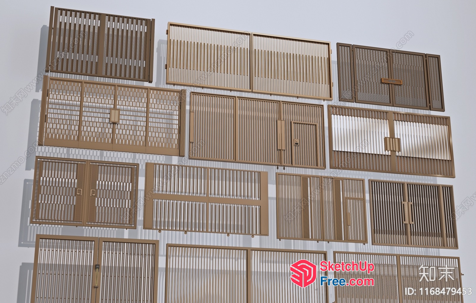 Exterior Decorative Window Frames 3D SketchUp File