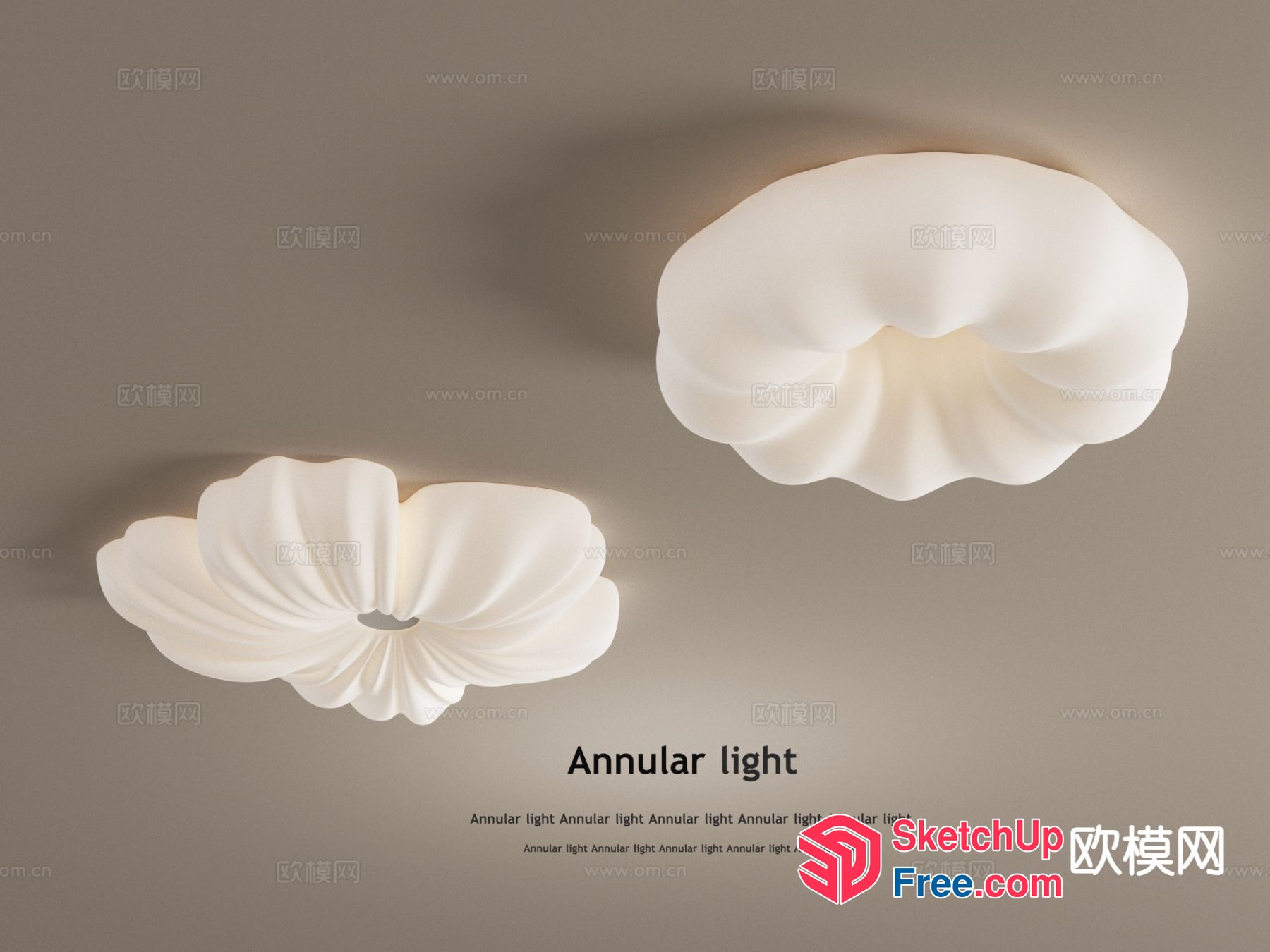Annular Light Fixture 3D SketchUp File