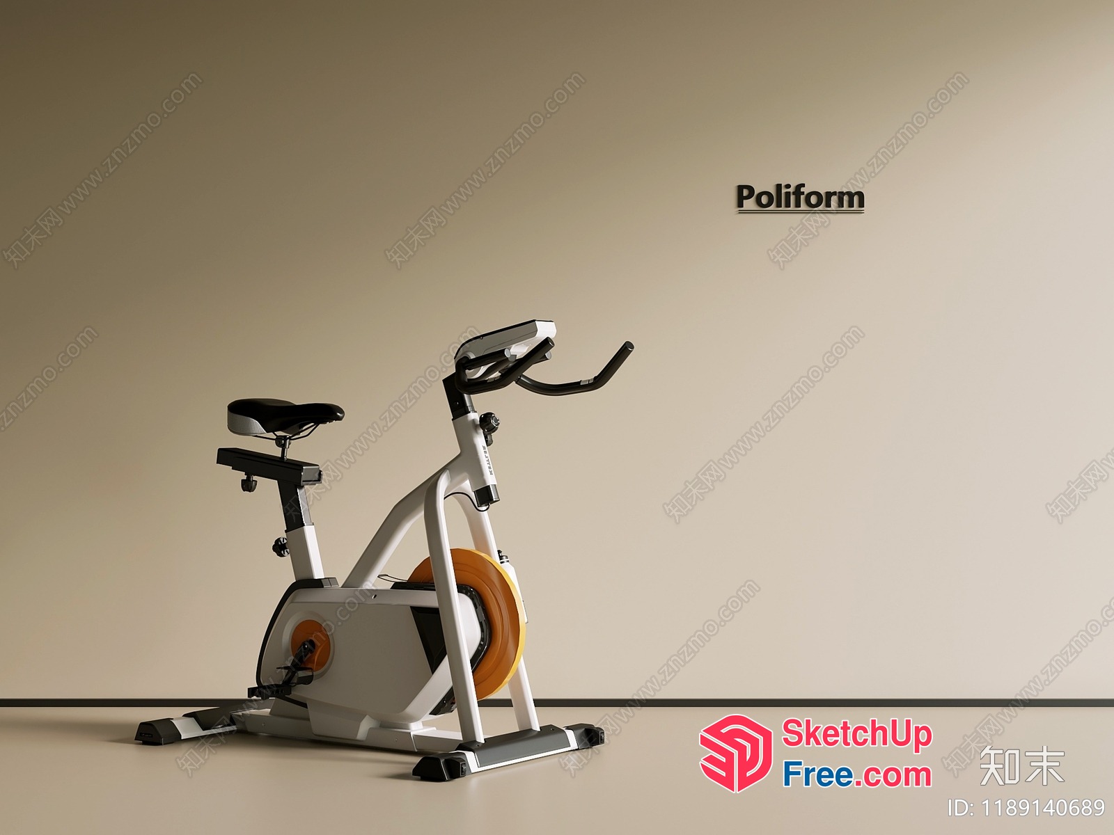 Poliform Exercise Bike 3D SketchUp File