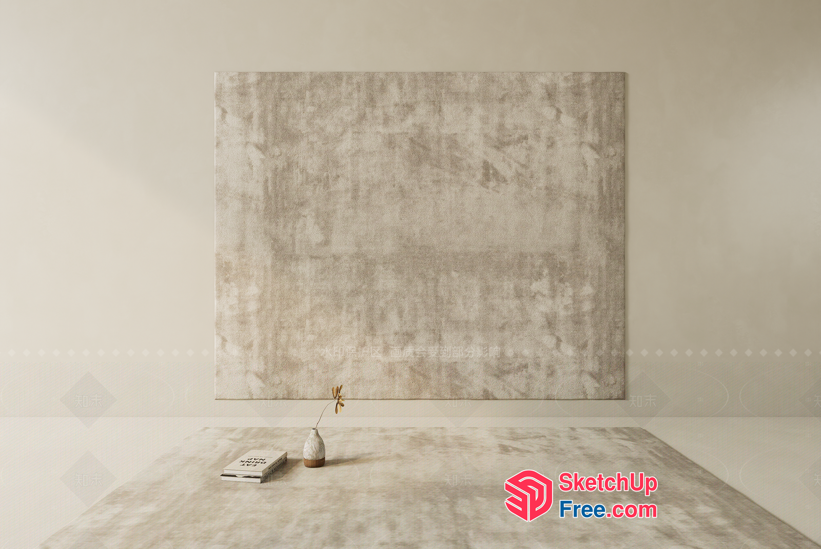 Minimalist Elegant Interior Decor 3D SketchUp File