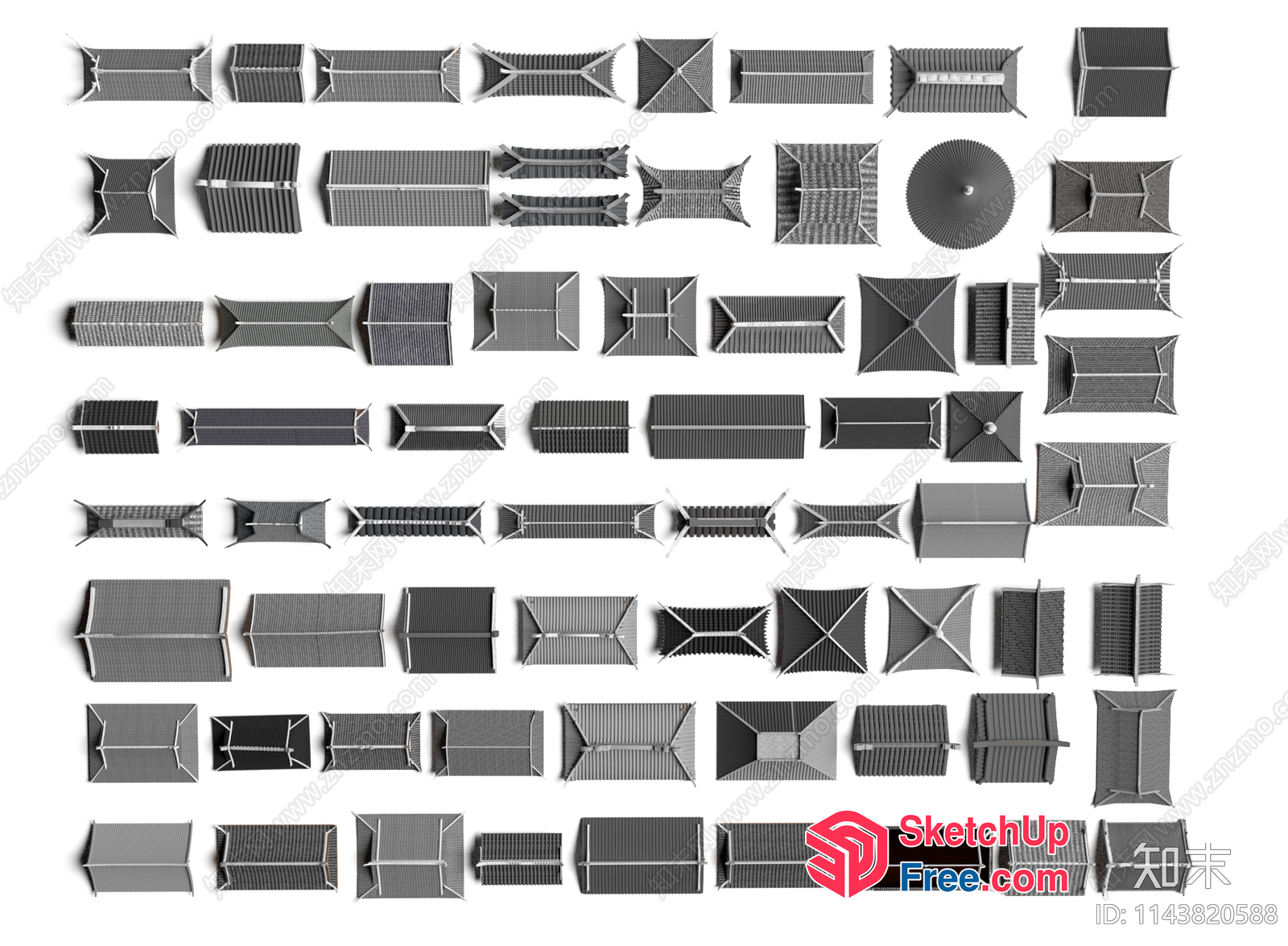 Roof Synthesis 3D SketchUp File