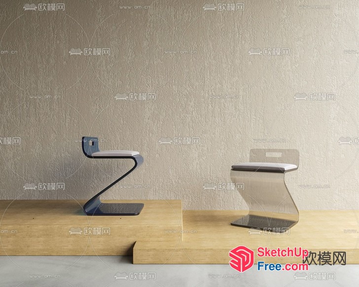 Modern Minimalist Furniture And Decor Collection 3D SketchUp File