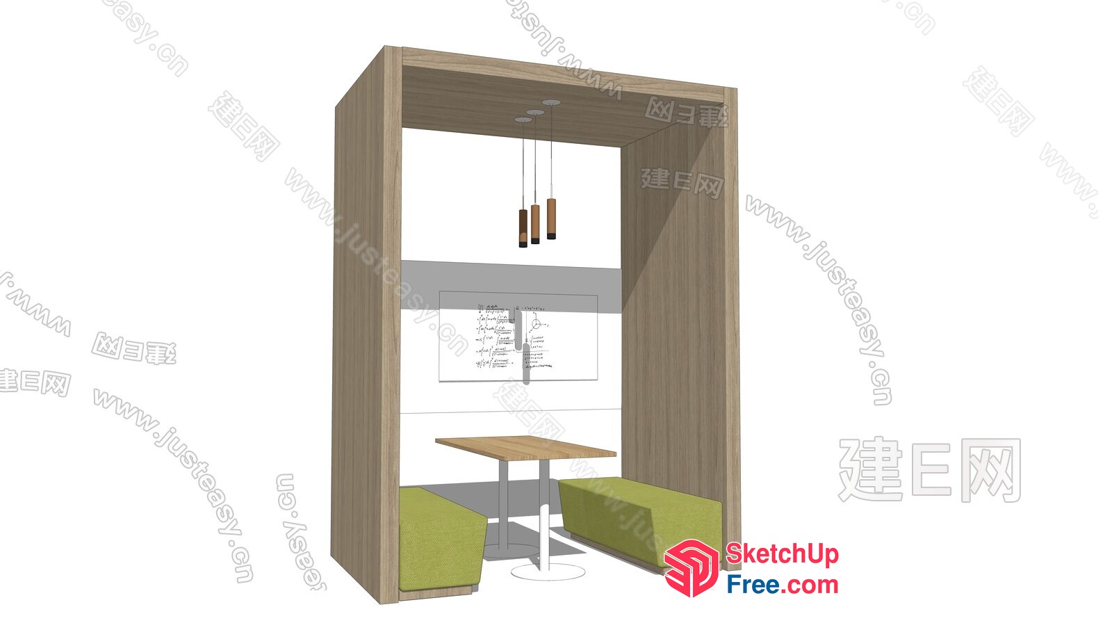 Minimalist Japanese Style Interior Design 3D SketchUp File