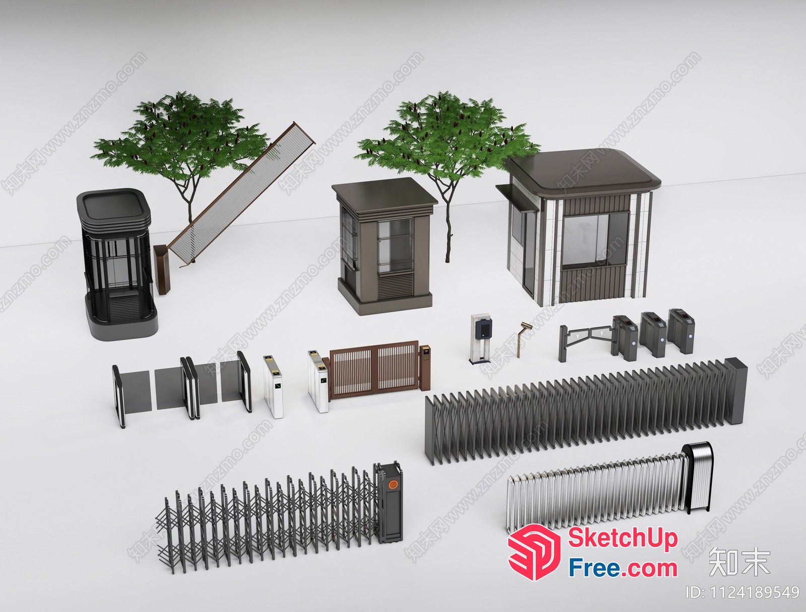 3D Models Of Various Building Elements 3D SketchUp File
