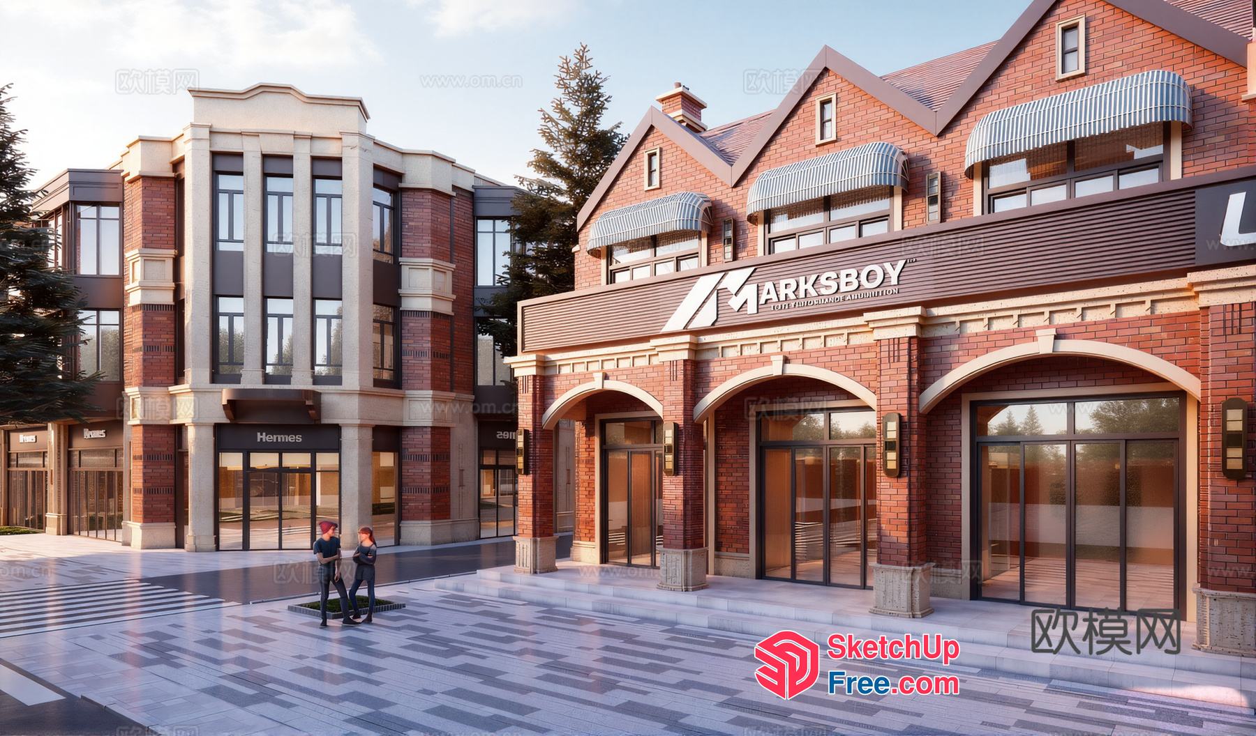 Commercial Street Cladding 3D SketchUp File