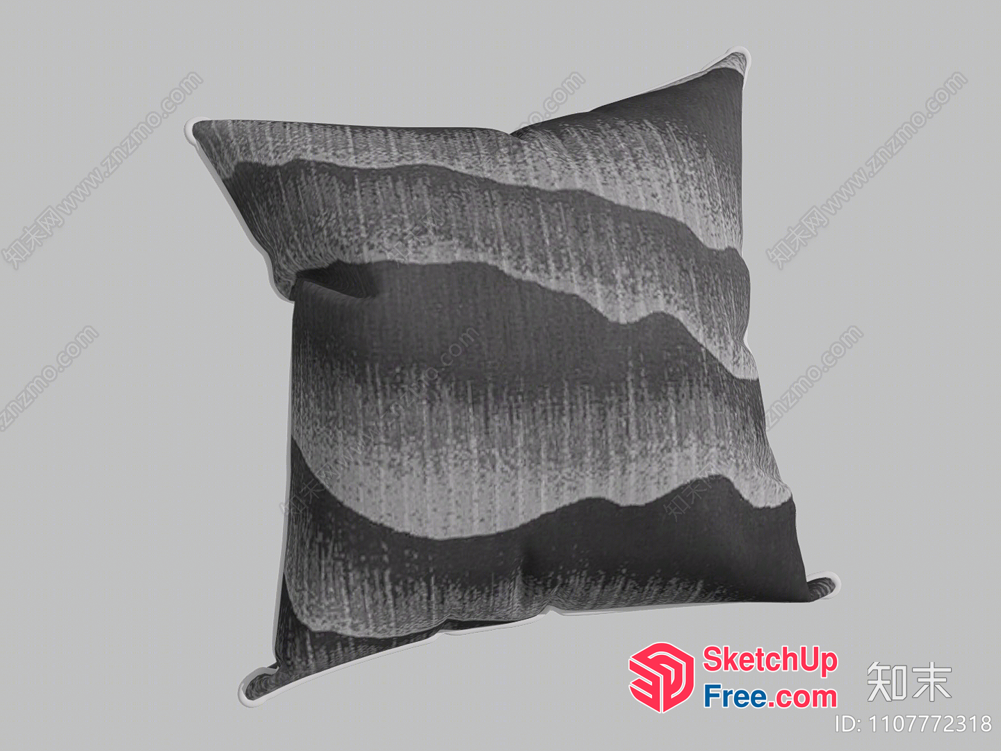 Minimalist Style Pillow 3D SketchUp File