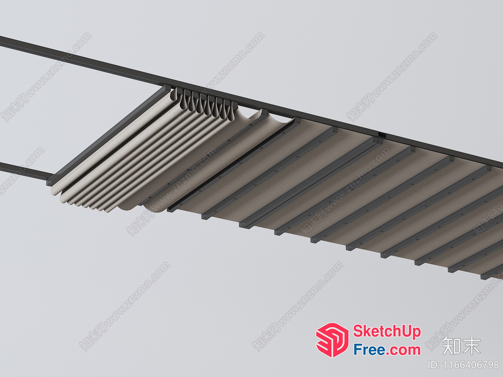Suspended Ceiling Panel System 3D SketchUp File