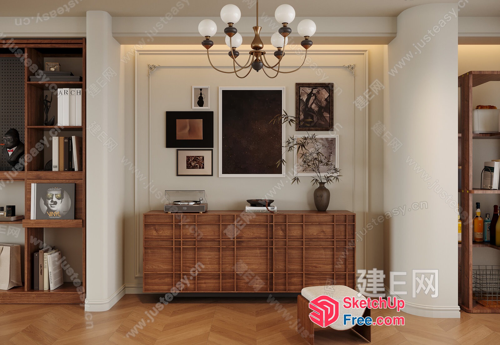Elegant Modern Home Decor 3D SketchUp File