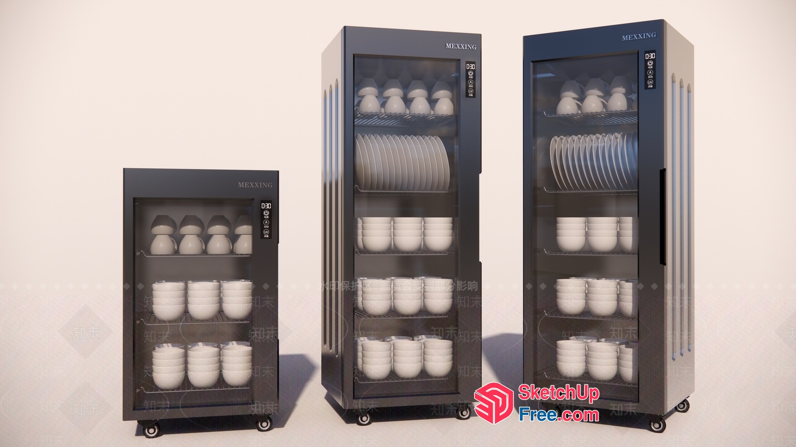 Modern Commercial Kitchen Equipment 3D SketchUp File
