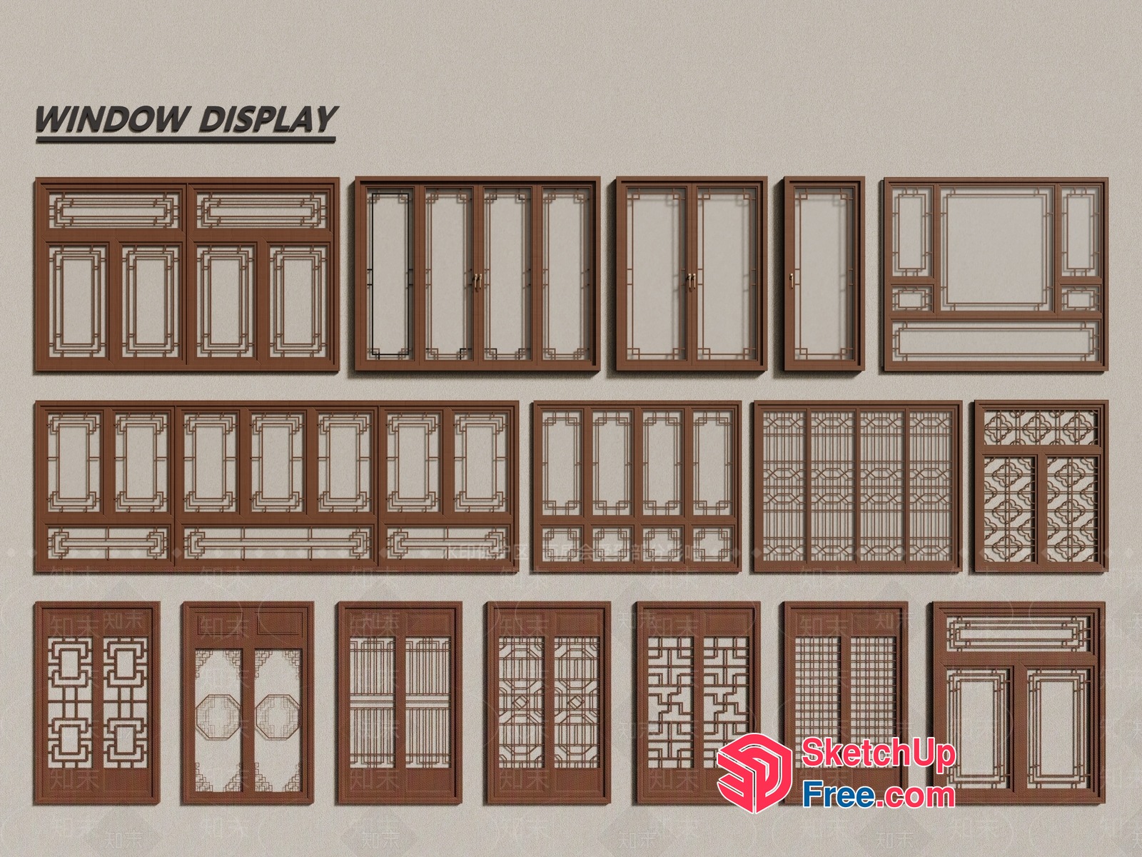 Window Display Showcase 3D SketchUp File