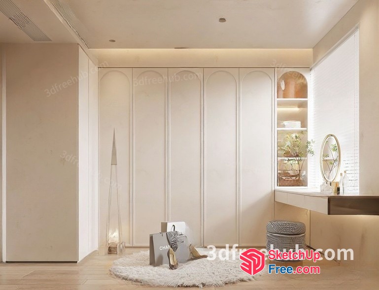 Cozy Modern Interior Design 3D SketchUp File
