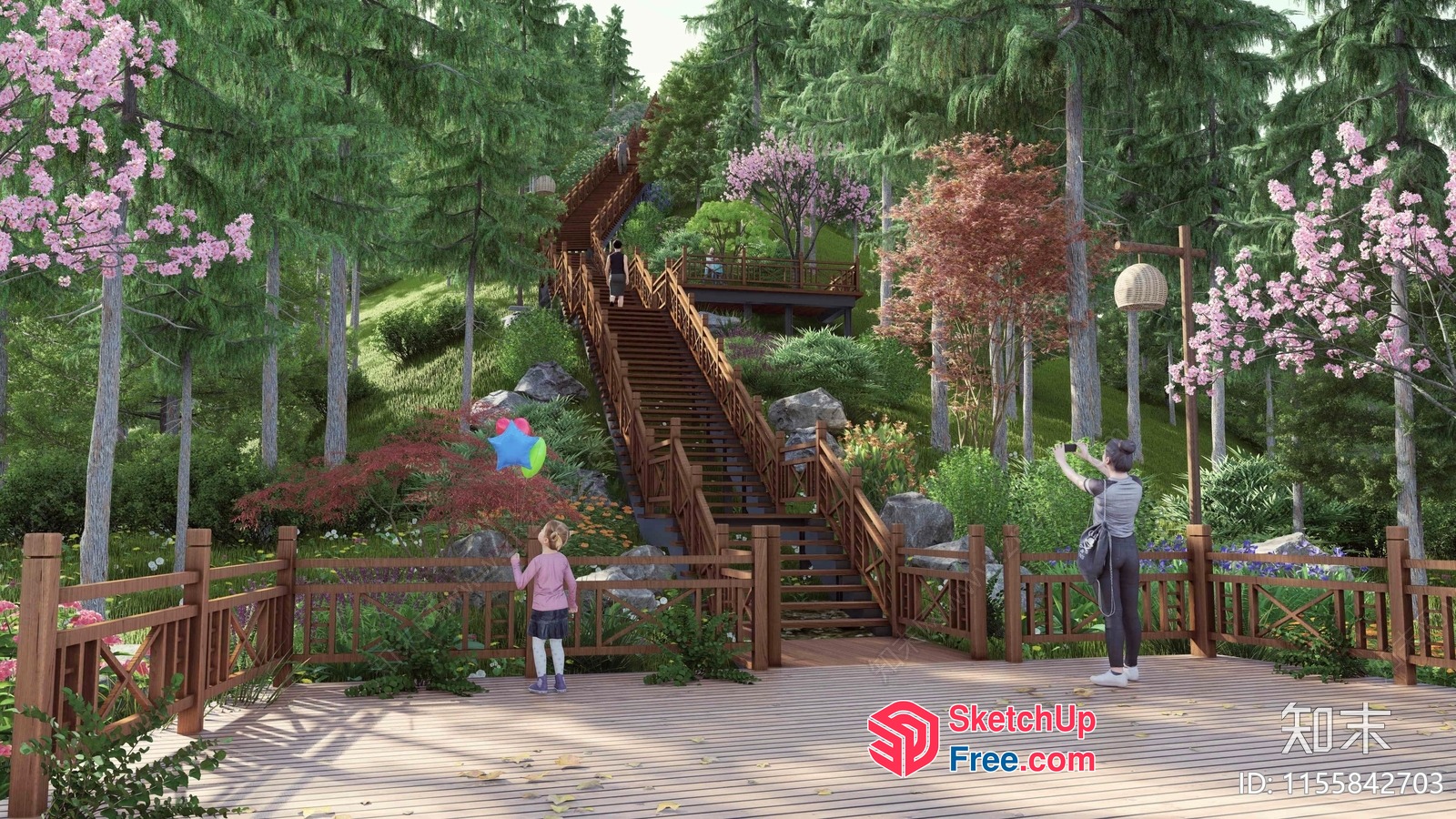 Serene Forest Retreat 3D SketchUp File