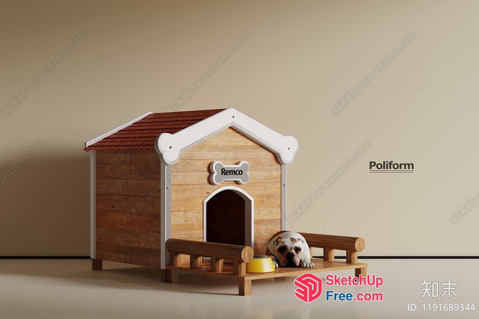 Poliform Dog House 3D SketchUp File