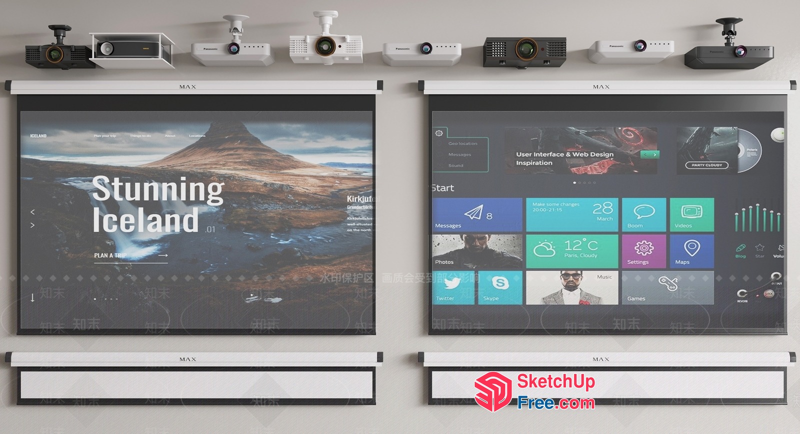 Stunning Iceland Presentation 3D SketchUp File