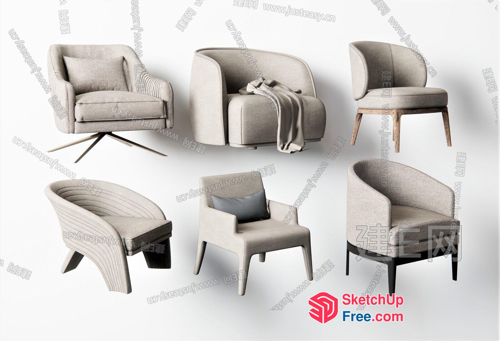 Modern Furniture Collection 3D SketchUp File