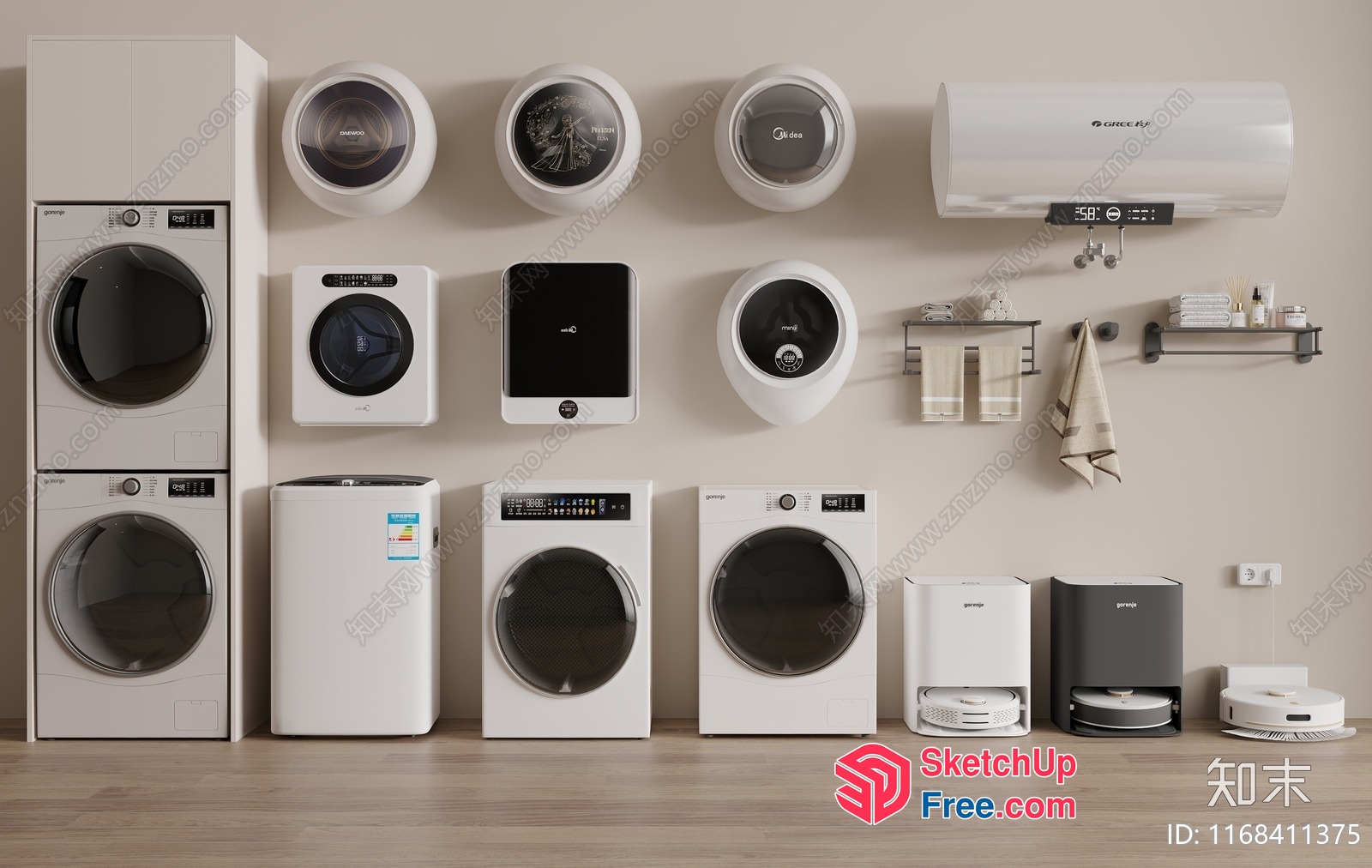 Modern Home Appliances 3D SketchUp File