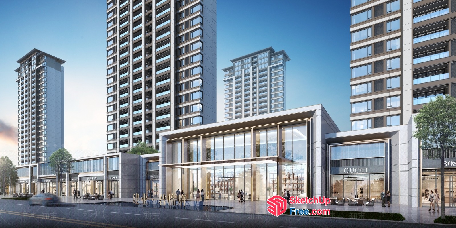 Commercial Street Cladding 3D SketchUp File